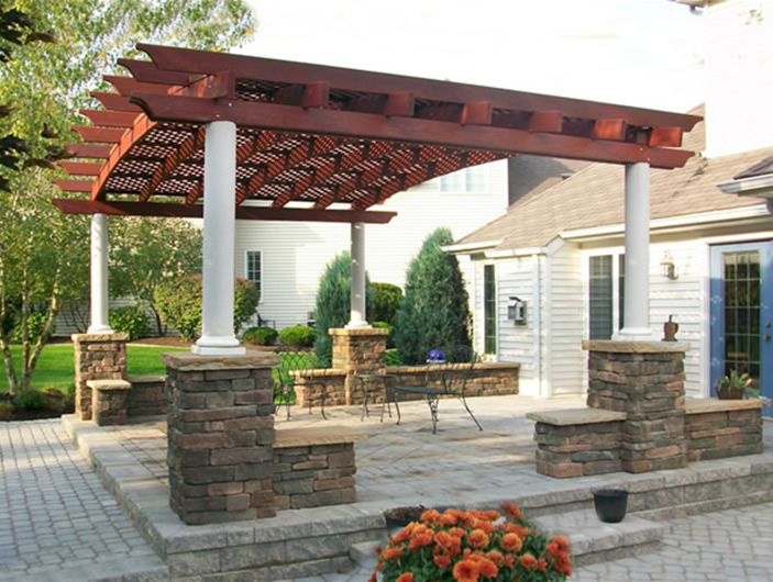 Arched Pergola Kits By Gary Benson of Depew, WN.