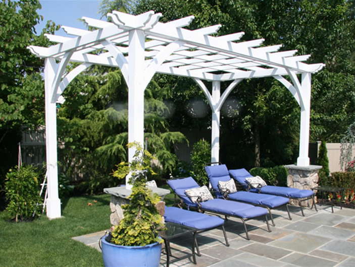 Cherry Hill Outdoor Pergola Kit By Rich Wulwick of Cherry Hill, NJ.